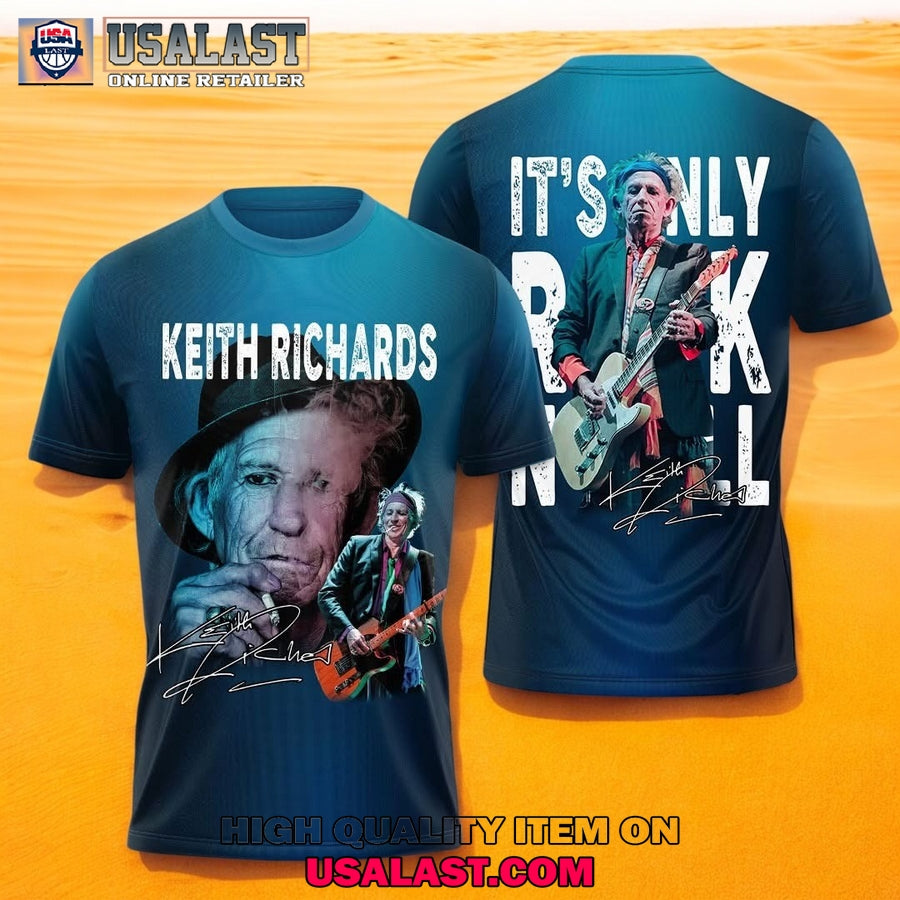 Keith Richards It’s Only Rock N Roll 3D Shirt