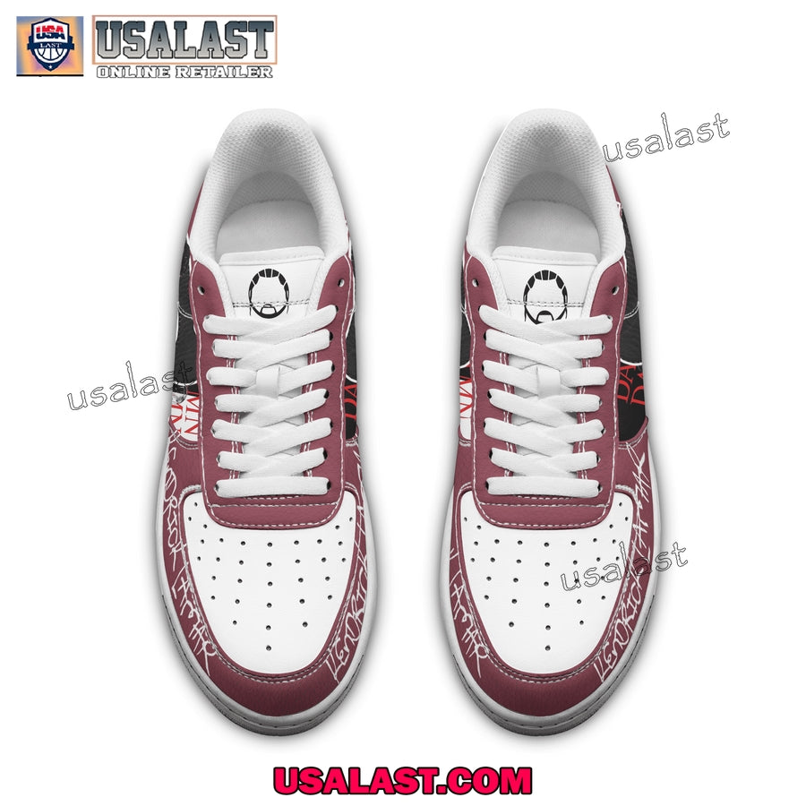 Kendrick Lamar Custom Grey Air Force Shoes