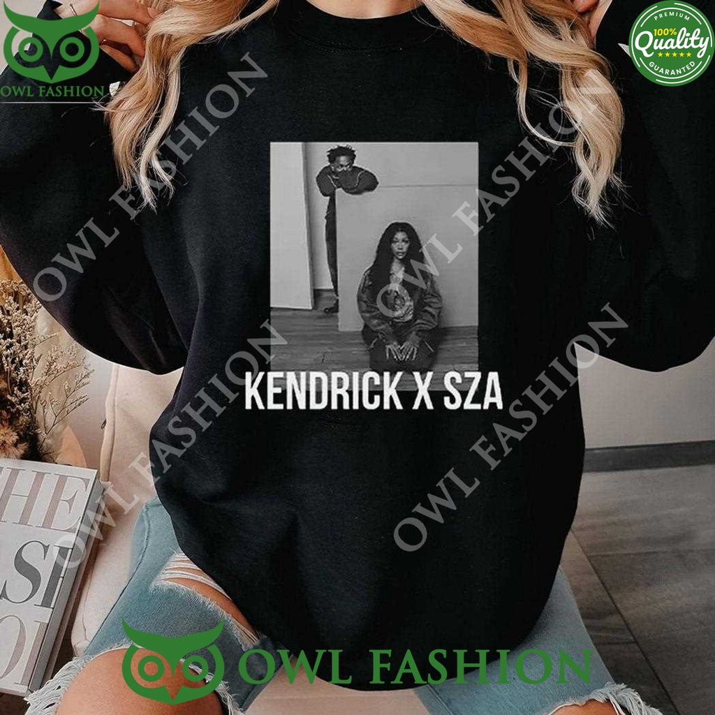Kendrick Lamar & Sza 2025 Grand National Tour Black t Shirt