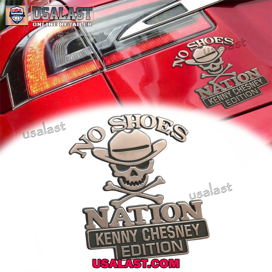 Kenny Chesney Edition Car Emblem Custom 3D Badge