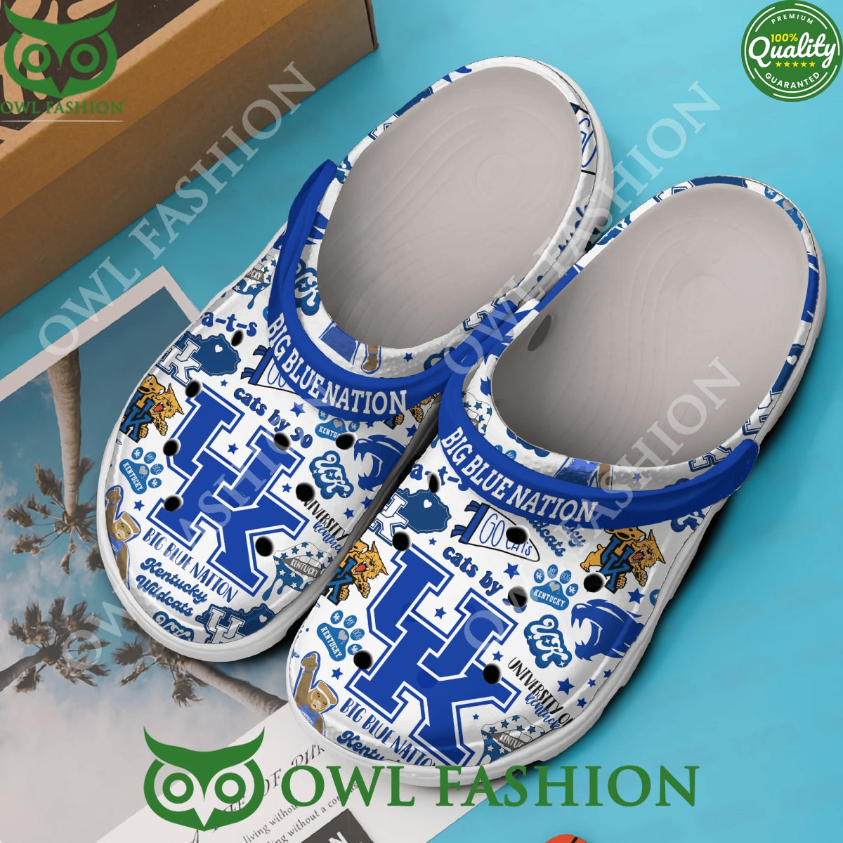 Kentucky Wildcats Big Blue Nation UK Cats by 90 crocs