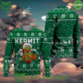 Kermit The Frog Muppet Merry Christmas Ugly Sweater Jumper