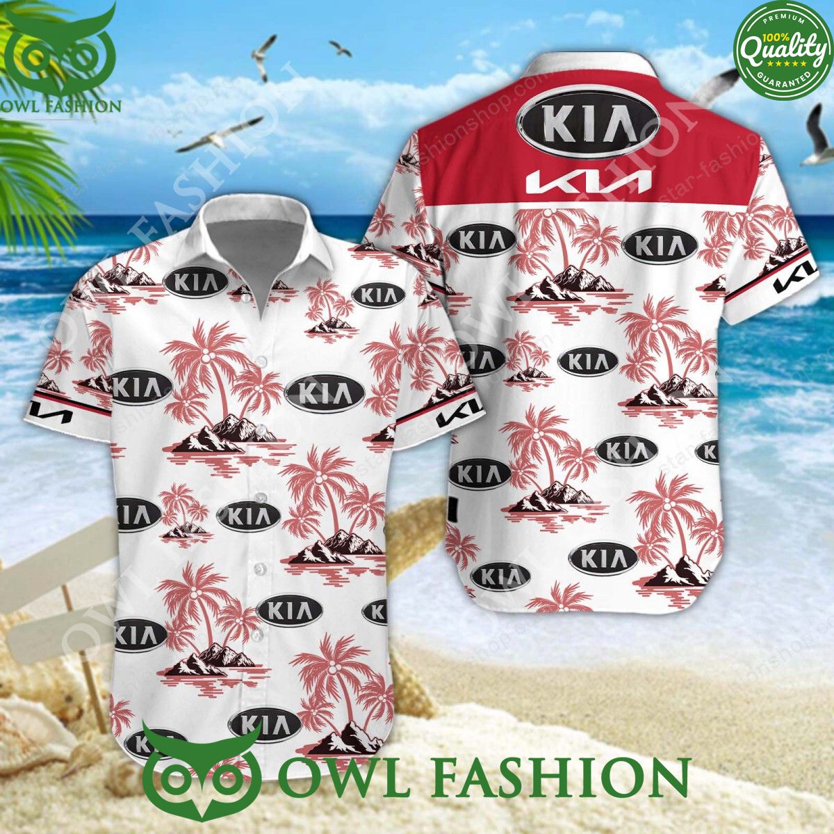 Kia Custom Color 2024 Hawaiian Shirt Short