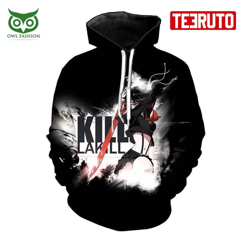 Kill La Kill Overhead Scissor Blade Anime HD 3D AOP Hoodie