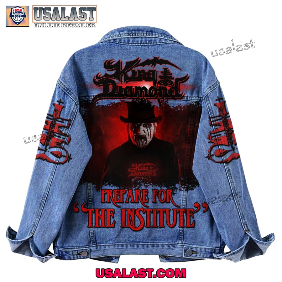 King Diamond Prepare For The Institute Denim Jacket