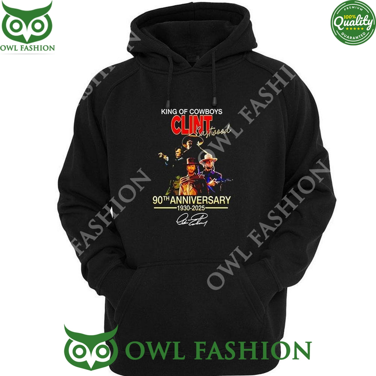 King Of Cowboys Clint Eastwood 90th Anniversary 1930 2025 sweatshirt