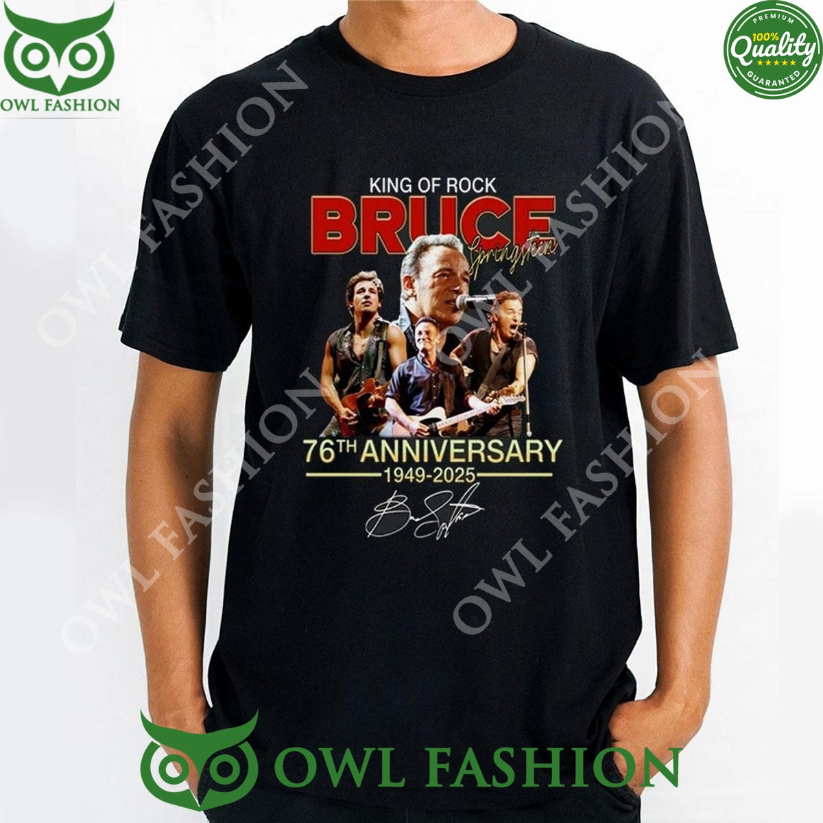King Of Rock Bruce Springsteen 76th Anniversary 1949 2025 sweatshirt