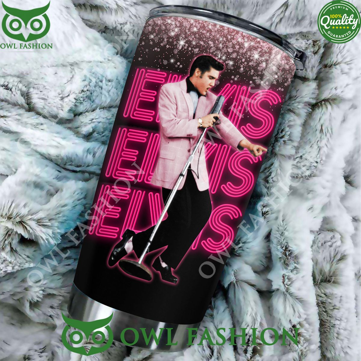King Of Rock Legend Elvis Presley Tumbler Cup