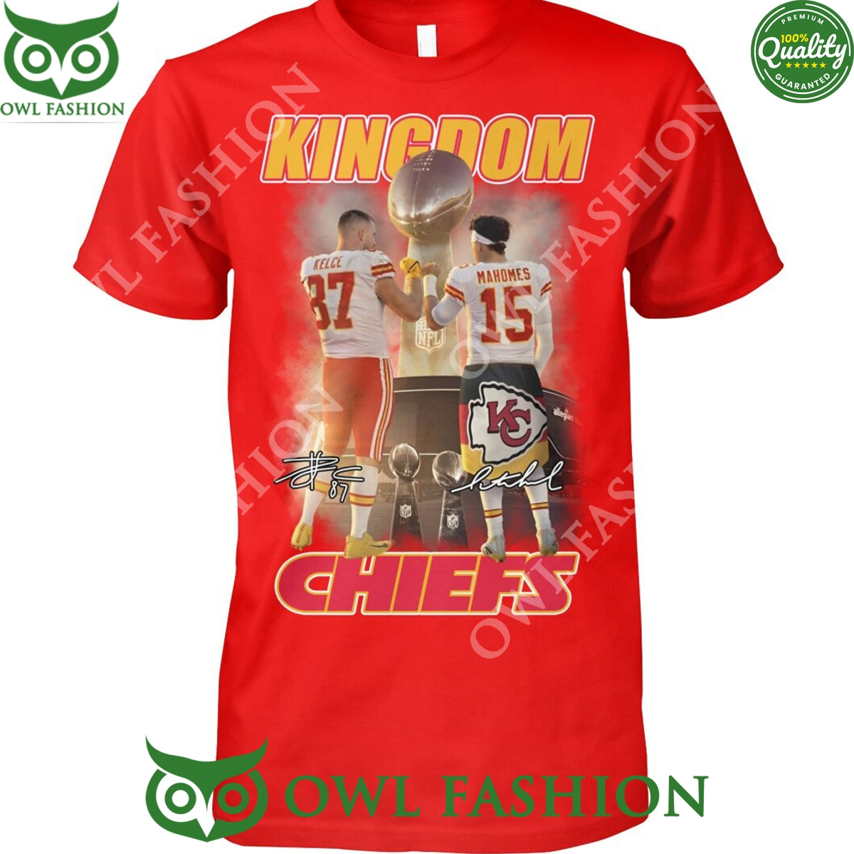 Kingdom Chiefs Kelce and Mahomes To champion t shirt