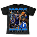 "kobe" Blue - Vintage Bootleg Tee Graphic Unisex T-Shirt Menswear Top Hoodie, Sweatshirt | RetroVerseTees.com