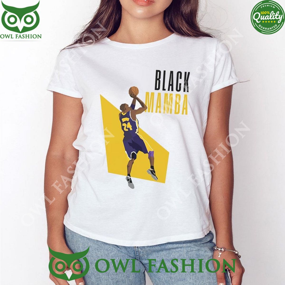 Kobe Bryant Los Angeles Lakers Black Mamba 2024 Shirt