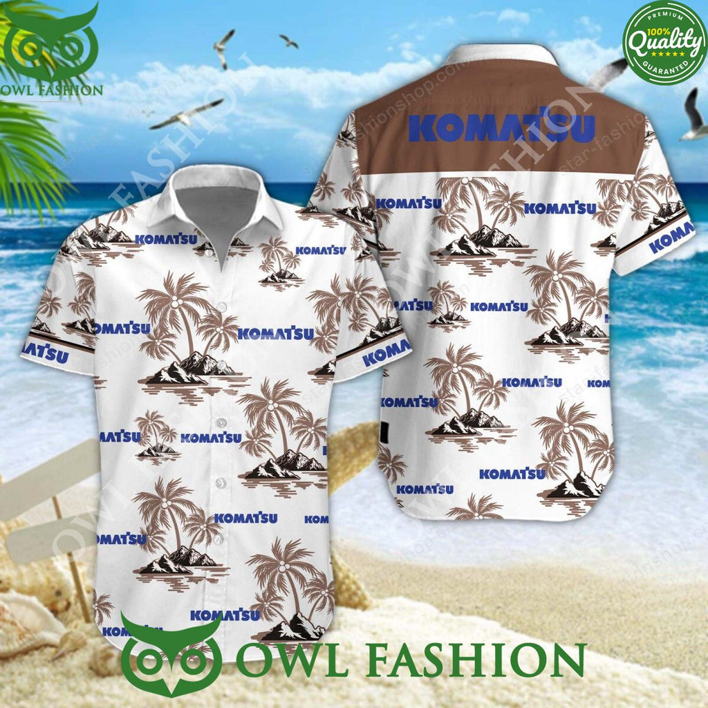 Komatsu Tractor construction europe brand Hawaiian Shirt and Short