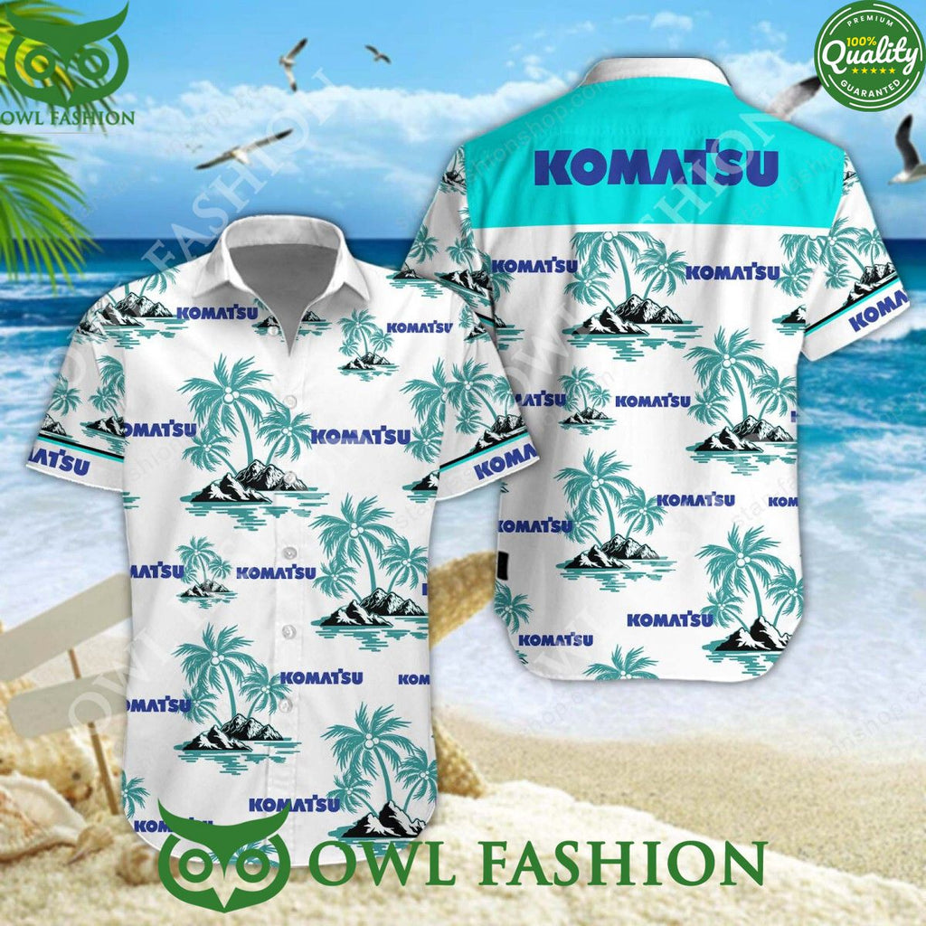 Komatsu Tractor construction europe brand Hawaiian Shirt and Short