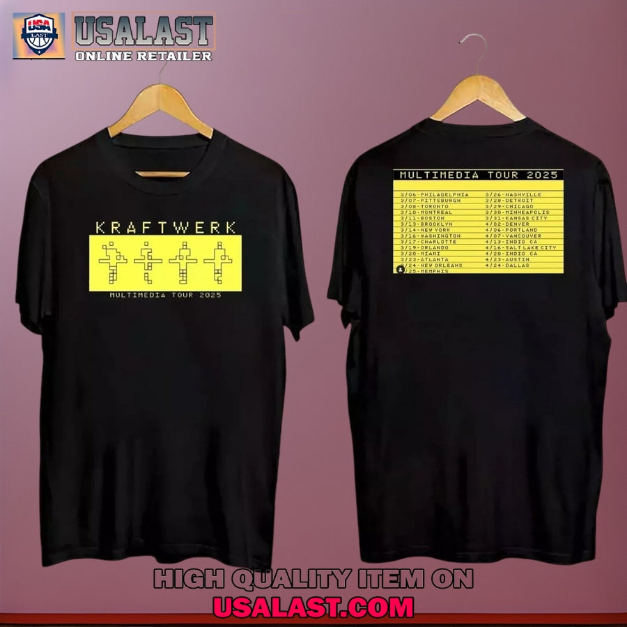 Kraftwerk Multimedia Tour 2025 T-Shirt