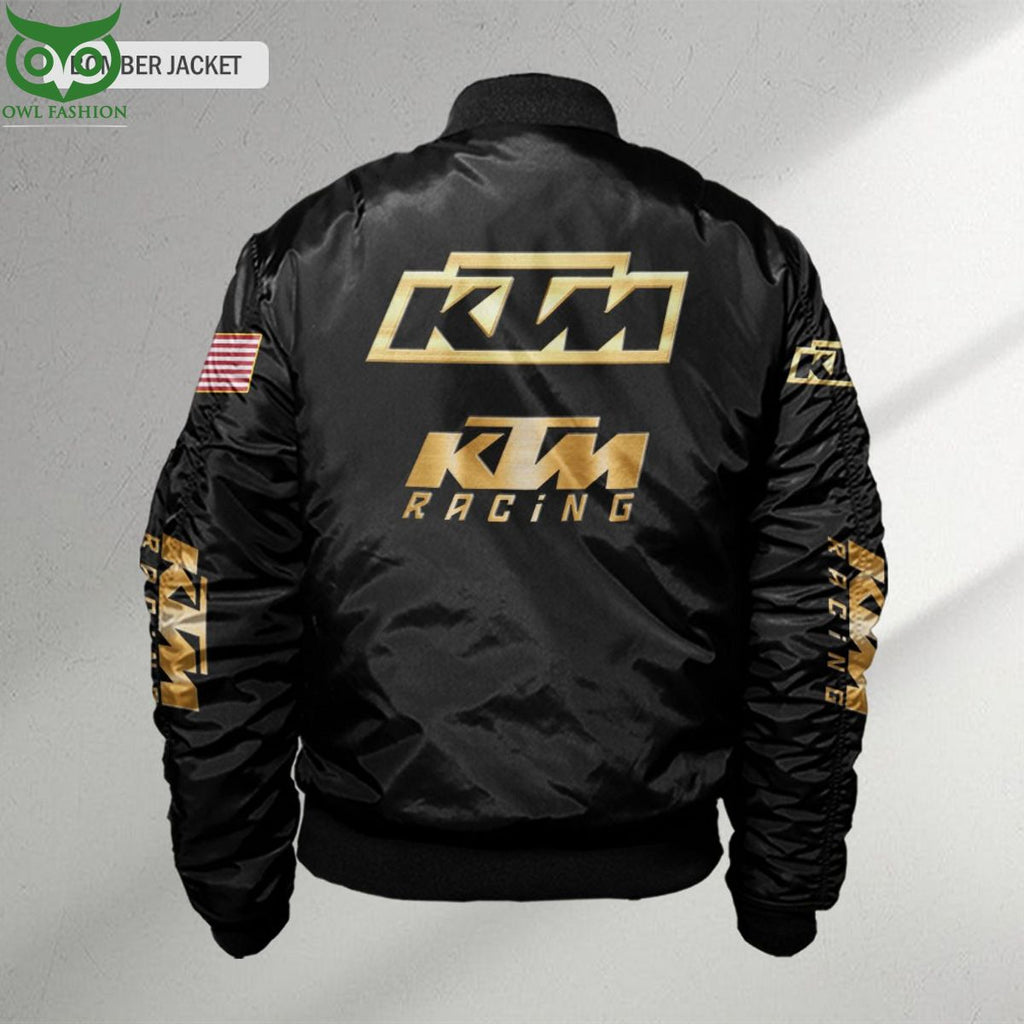 KTM Racing Motor Custom Flag 3D Bomber Jacket