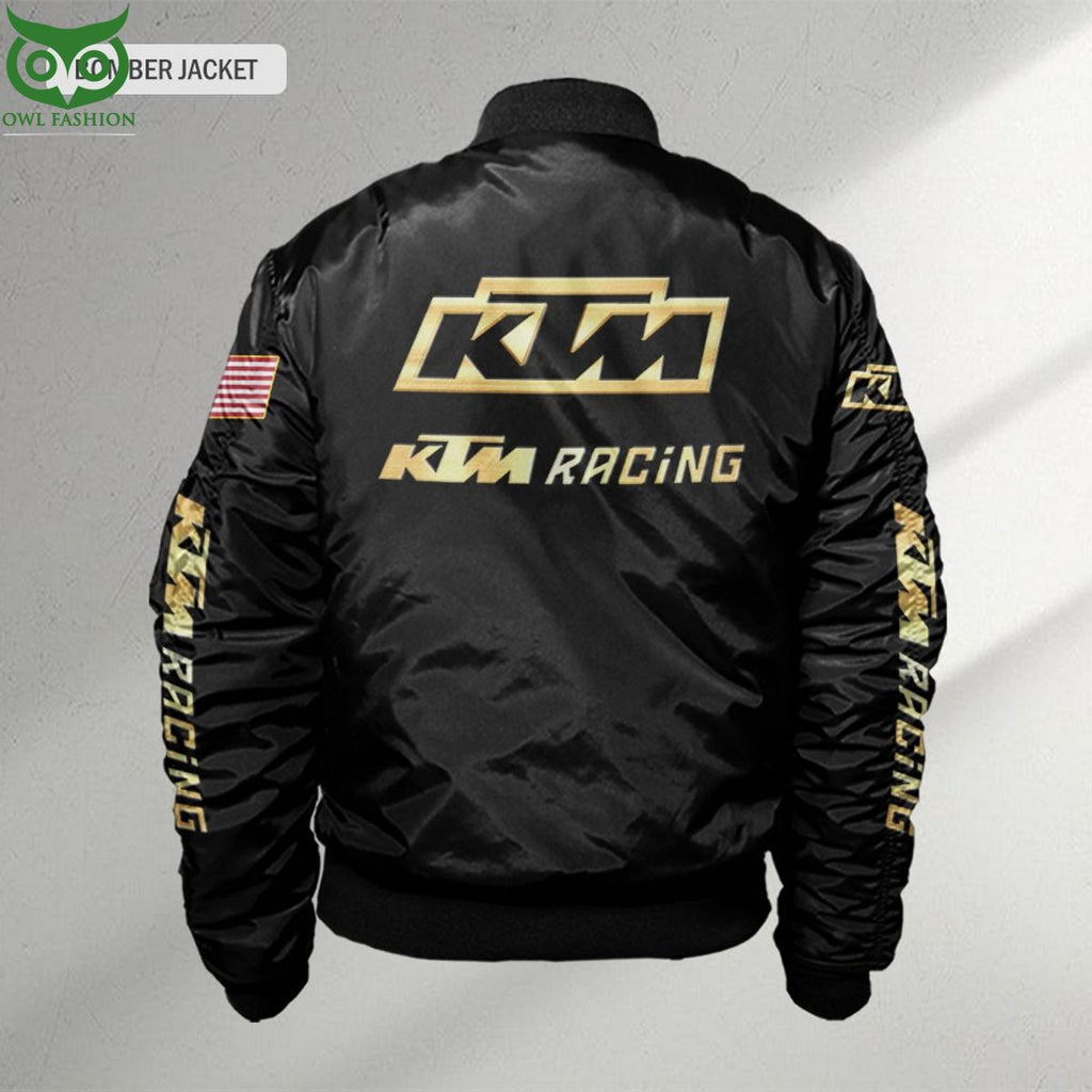 KTM Racing Custom Flag 3D Bomber Jacket