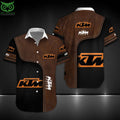 KTM Racing Motorcycle Brand Custom Hawaiian Shirt Short