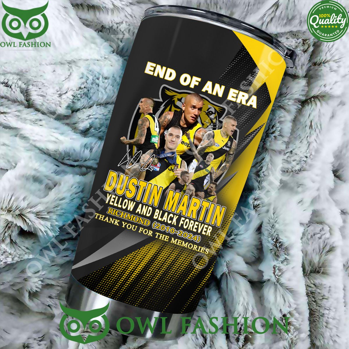 Richmond FC Dustin Martin Yellow Black Forever Tumbler Cup