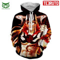 Kurosaki Shinigami Hollow Version Remarkable Bleach Ichigo Anime HD 3D AOP Hoodie