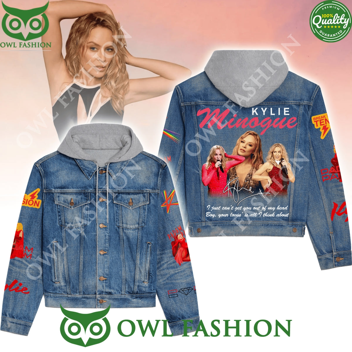Kylie Minogue Can’t Get You Out of My Head Lyrics Denim Jacket