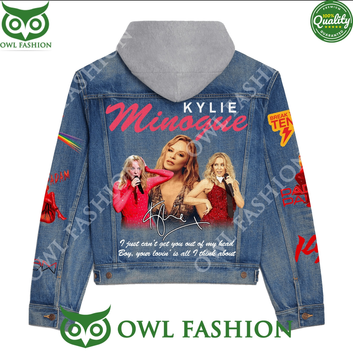 Kylie Minogue Can’t Get You Out of My Head Lyrics Denim Jacket