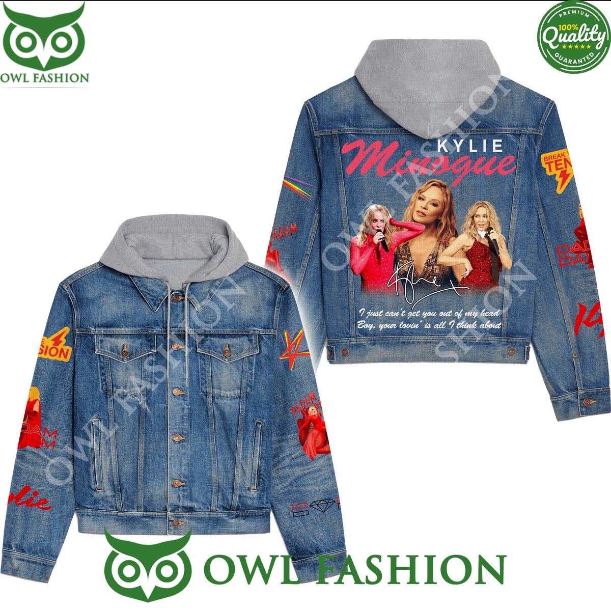 Kylie Minogue Can’t Get You Out of My Head Lyrics Denim Jacket