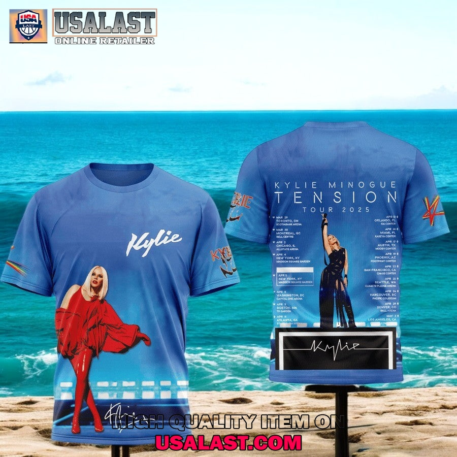 Kylie Minogue Tension Tour 2025 3D Clothing