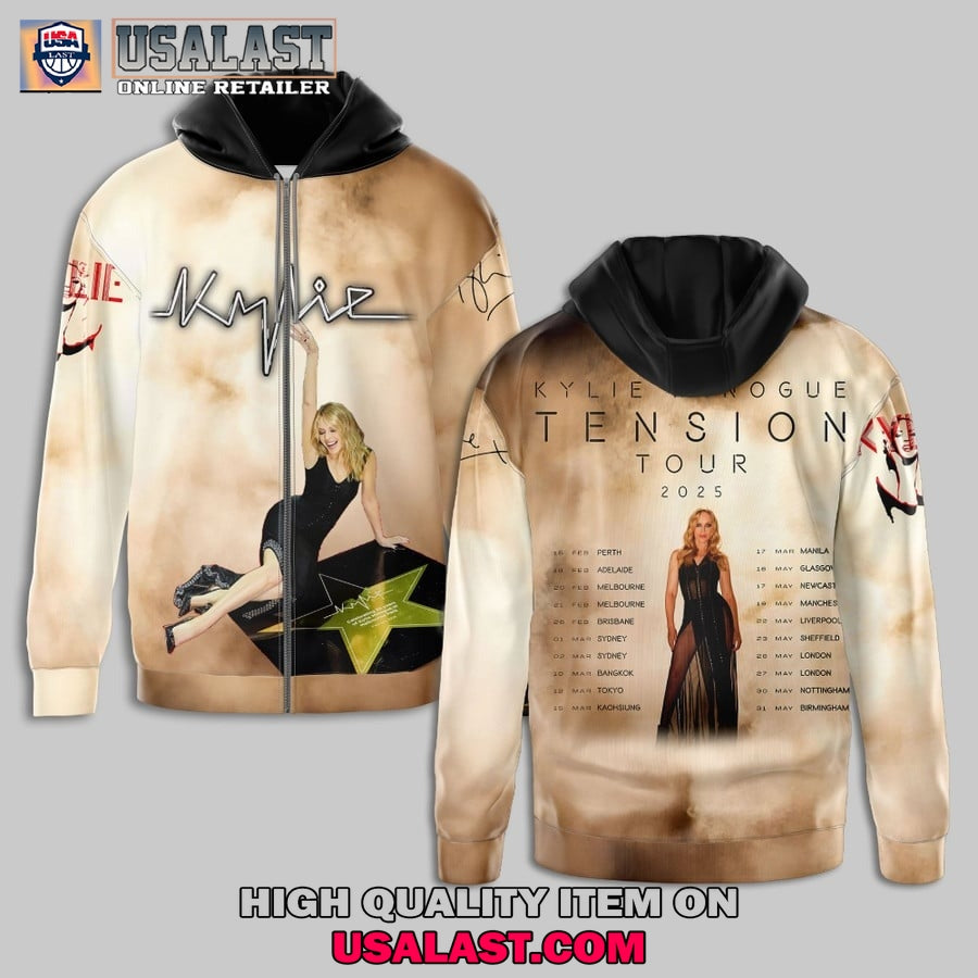 Kylie Minogue Tension Tour 2025 3D Shirt