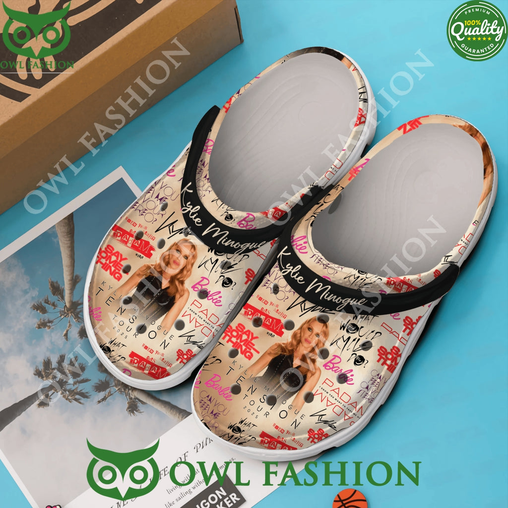 Kylie Minogue Tension Tour 2025 Australian Singer Crocs