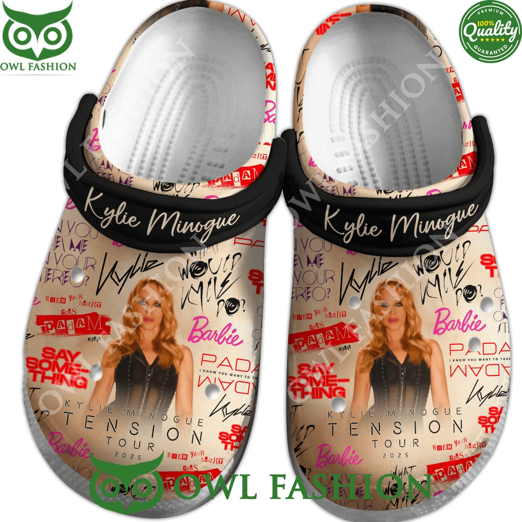 Kylie Minogue Tension Tour 2025 Australian Singer Crocs