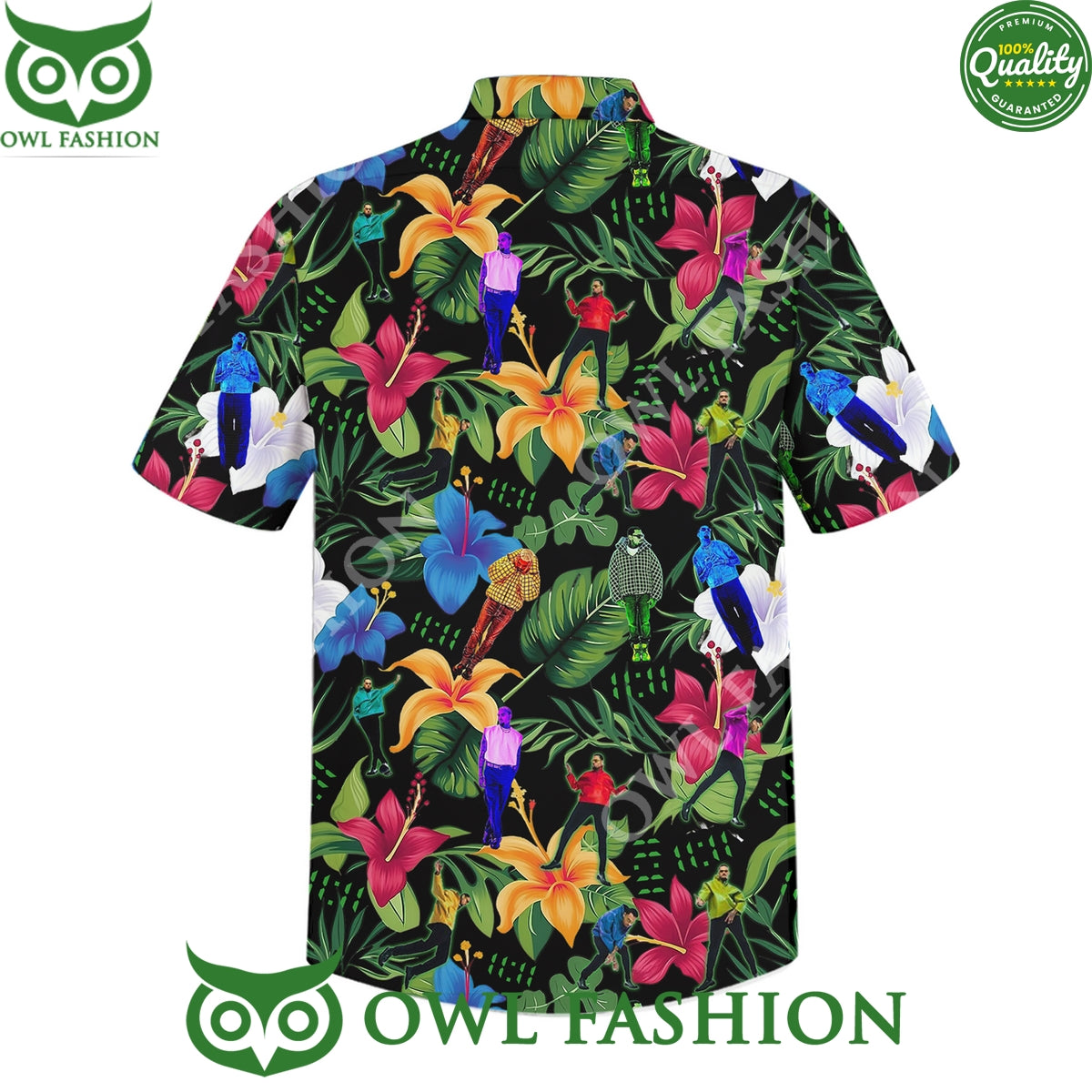 Chris Brown American Singer Floral Albums Hawaiian shirt