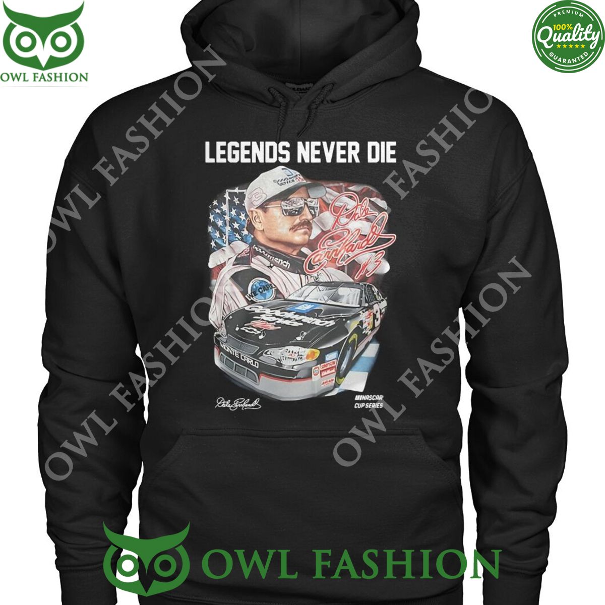 Dale Earnhardt Fans Legends never die Nascar Cup series t shirt