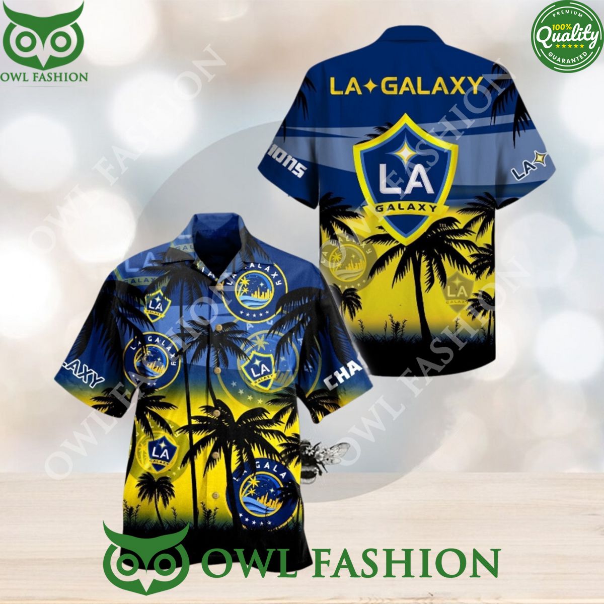 La Galaxy MLS America Football Team Hawaiian Shirt