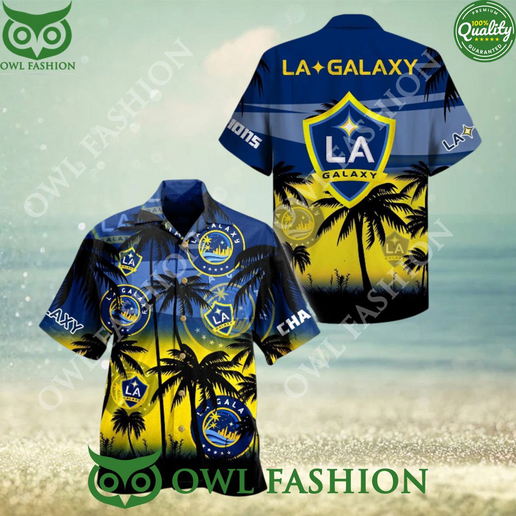 La Galaxy MLS America Football Team Hawaiian Shirt