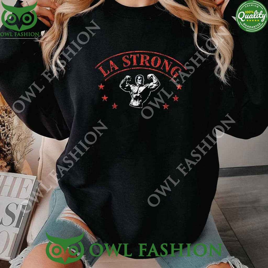 LA Strong Stars Black 2025 Sweatshirt