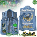 Notre Dame Fighting Irish Real Women Love Football Denim Jacket