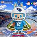 Labubu In Tennessee Titans Custom Acrylic Keychain