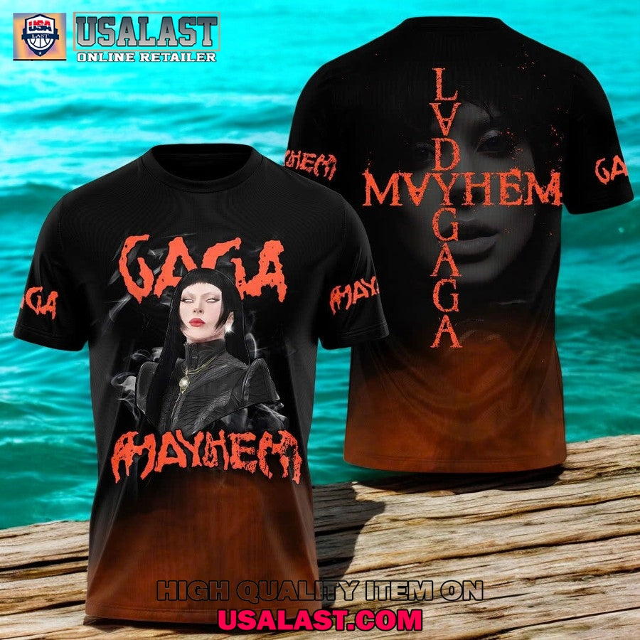 Lady Gaga The Mayhem Ball 2025 Tour 3D Shirt
