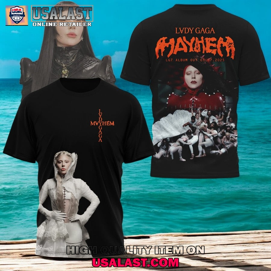 Lady Gaga The Mayhem Ball 2025 Tour 3D Shirt