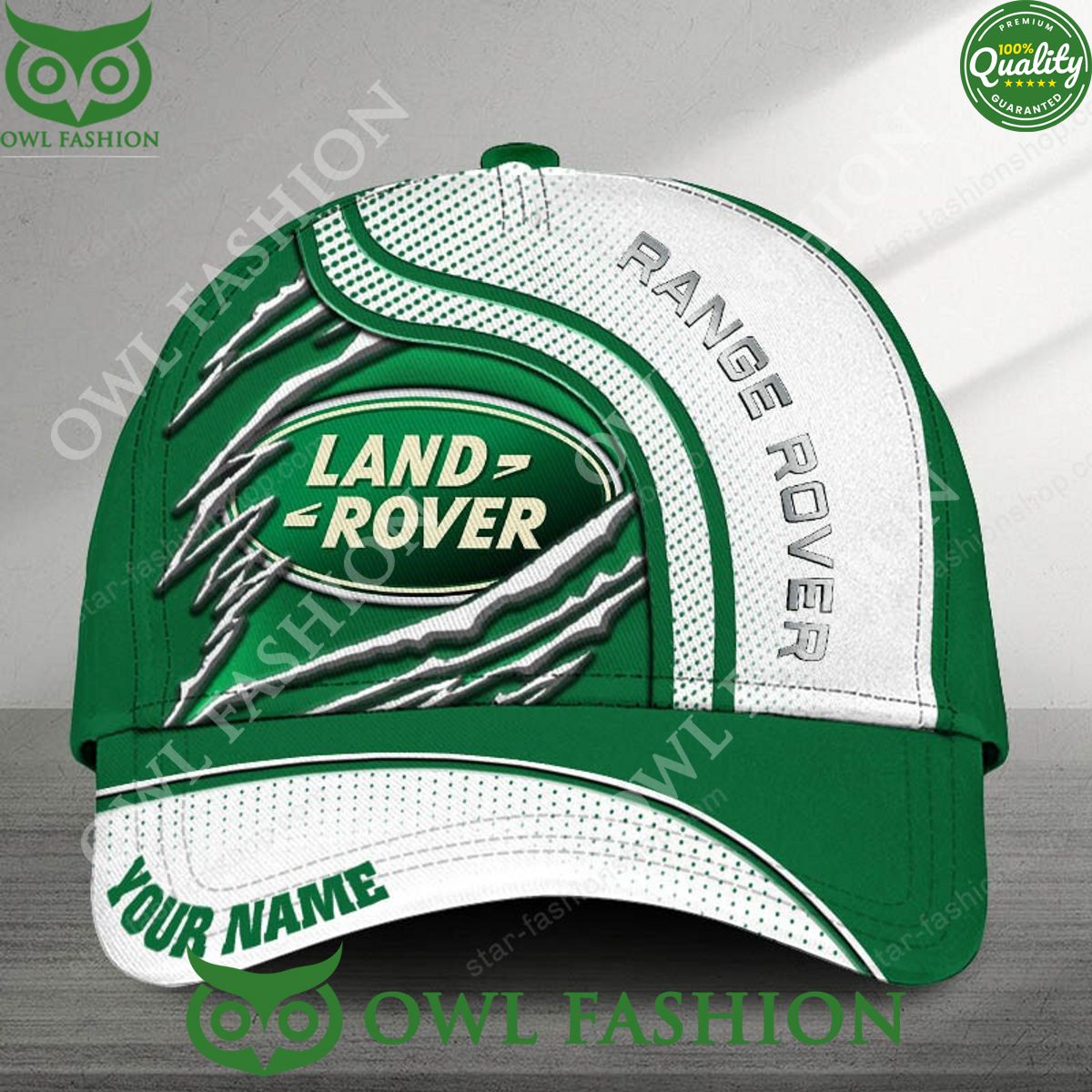 Land Rover British brand of predominantly four-wheel Custom Name Printed Cap