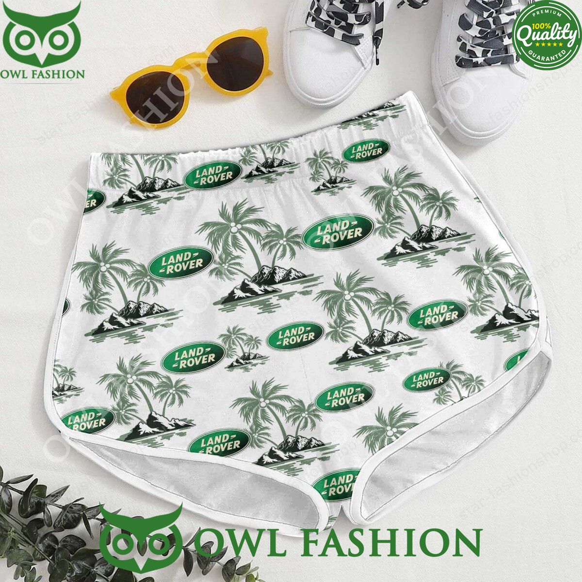 Land Rover British predominantly four-wheel drive Hawaiian Shirt and Short