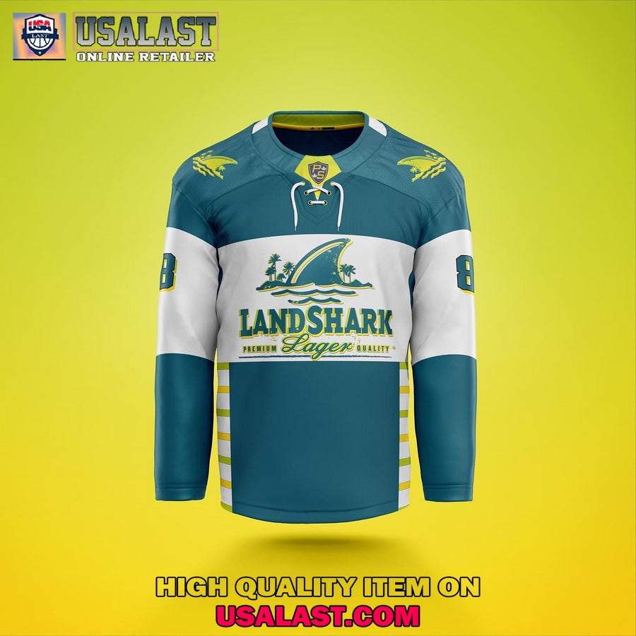 Landshark Lager Beer Custom Hockey Jersey