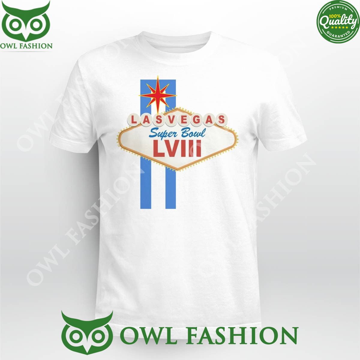 Las Vegas LVIII SuperBowl February 11 2024 t shirt