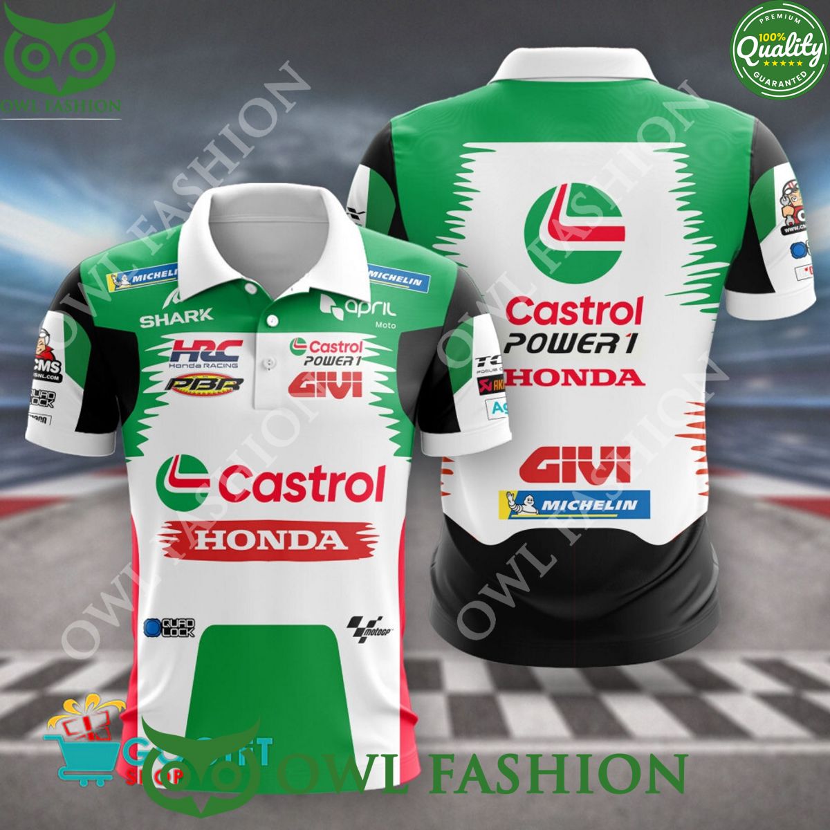 LCR Honda Team 2024 Castrol polo shirt collection