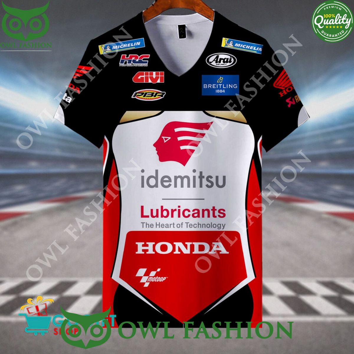 LCR Honda Team 2024 Idemitsu motorcycle polo shirt collection