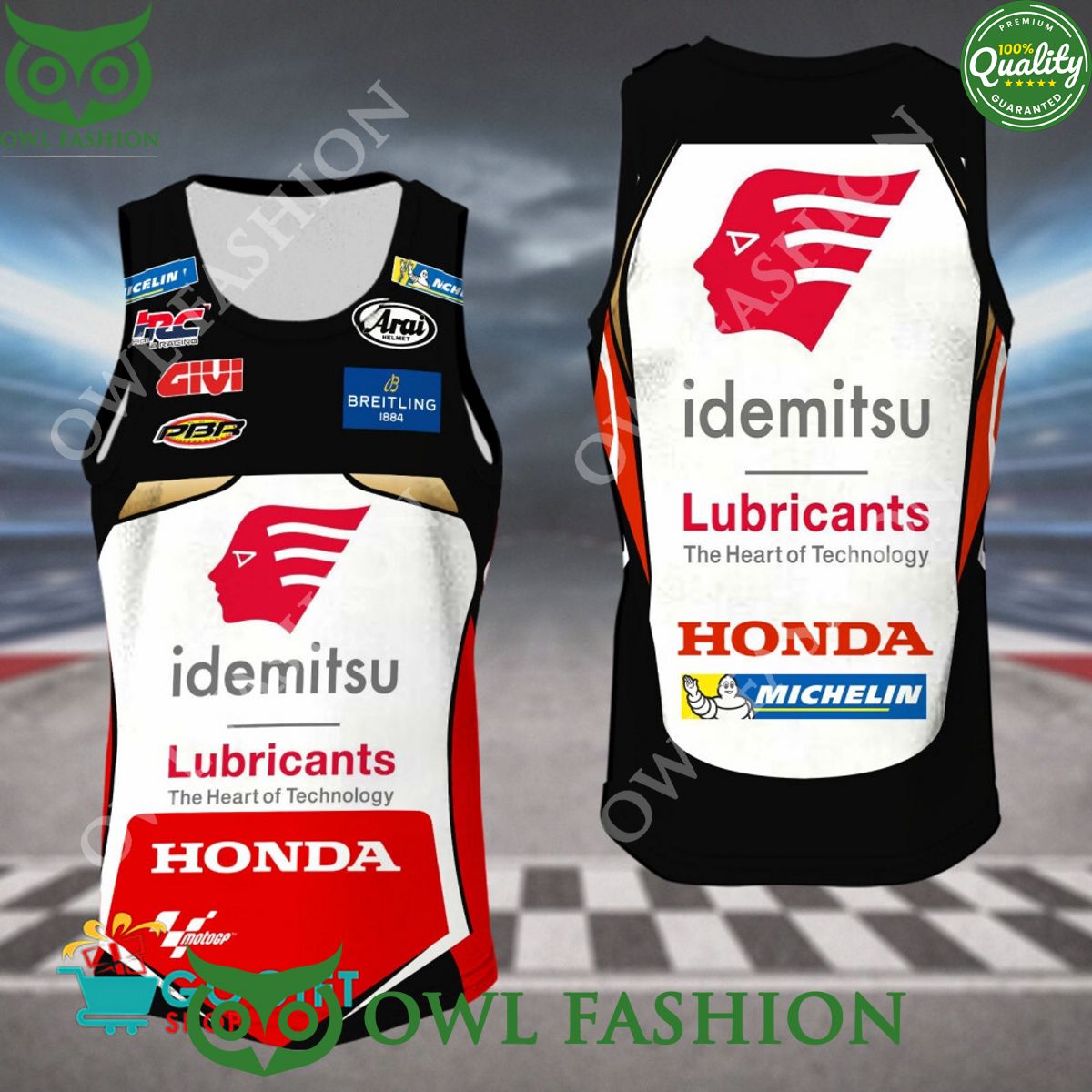 LCR Honda Team 2024 Idemitsu motorcycle polo shirt collection