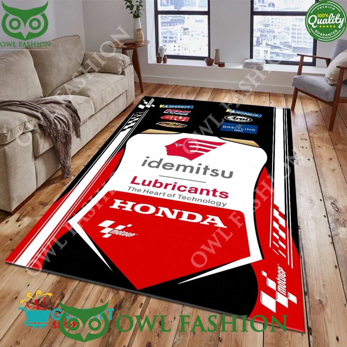 LCR Honda Team Lubricants Racing Carpet Rug