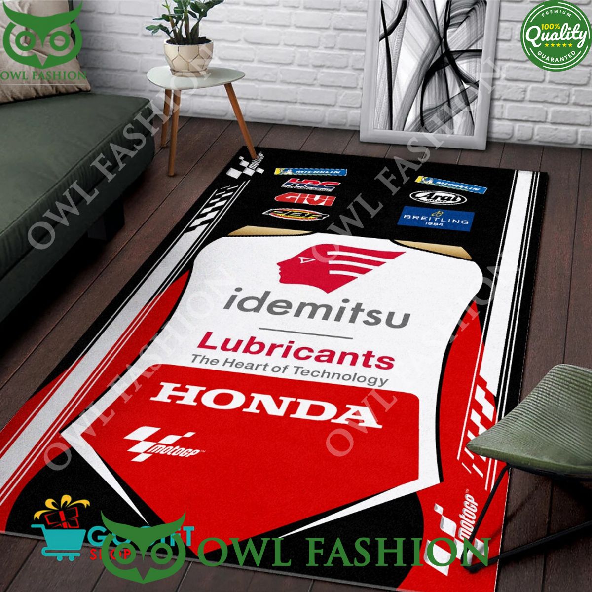 LCR Honda Team Lubricants Racing Carpet Rug