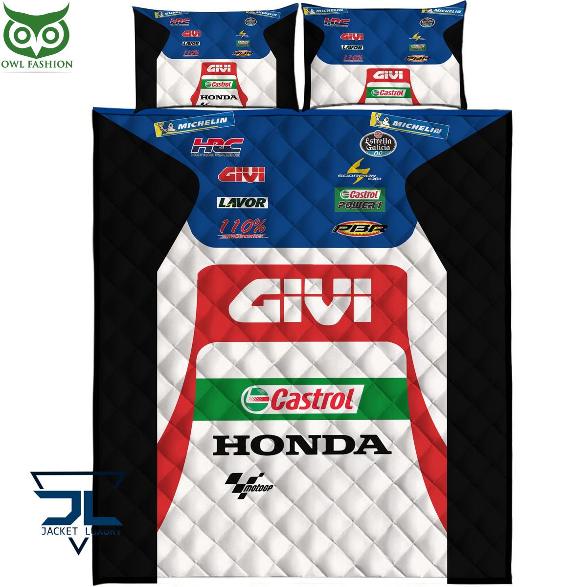 LCR Honda Team Quilt Bedding Set
