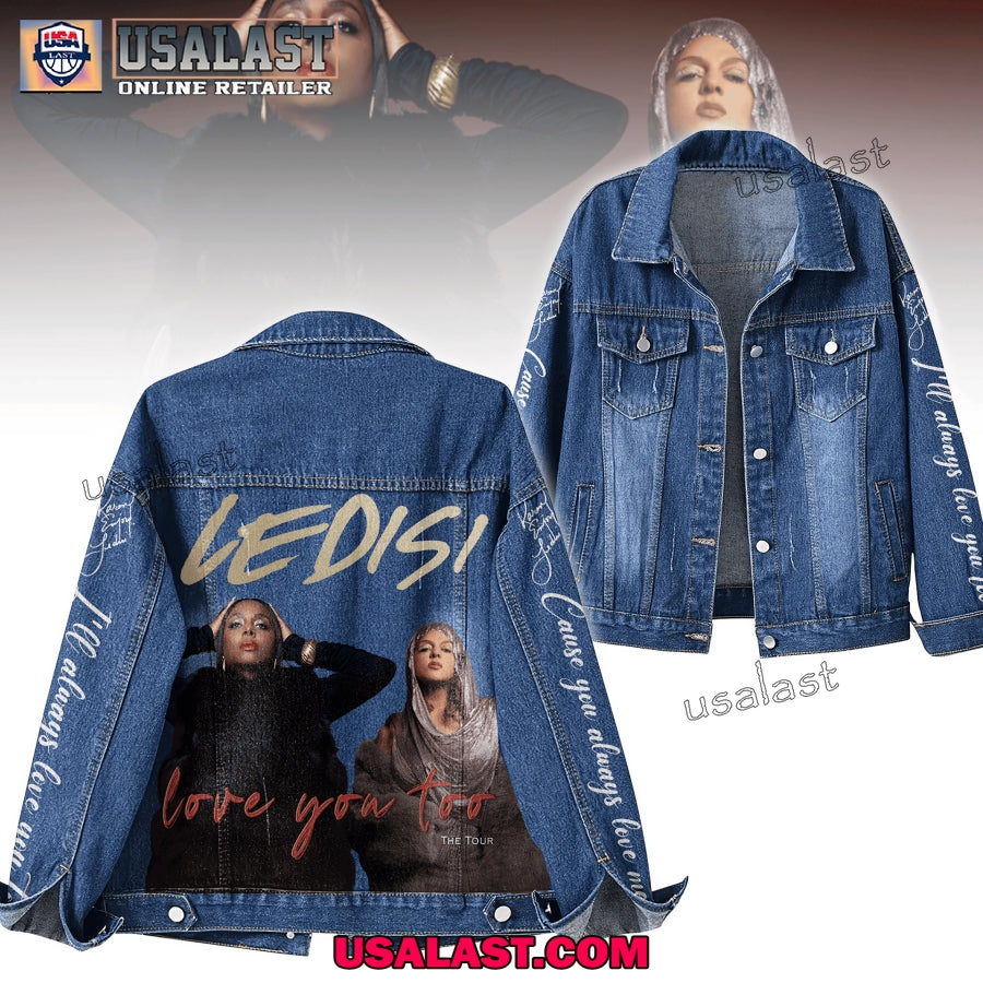 Ledisi Love You Too 2025 Tour Denim Jacket